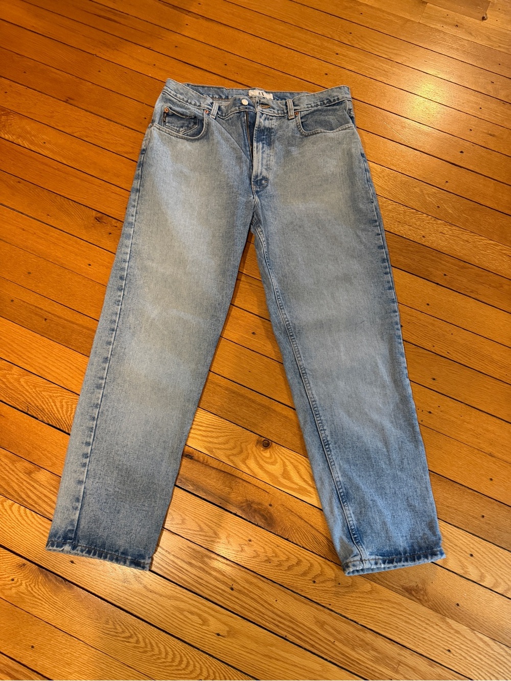 vintage 90s A|X ARMANI EXCHANGE mens jeans, light wash, baggy, skater, grunge
